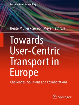 cover image of Towards User-Centric Transport in Europe